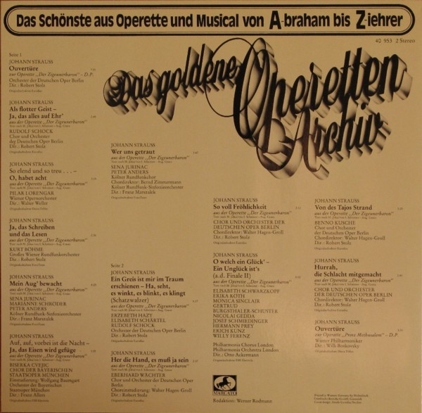 lataa albumi Various - Das Goldene Operetten Archiv 53