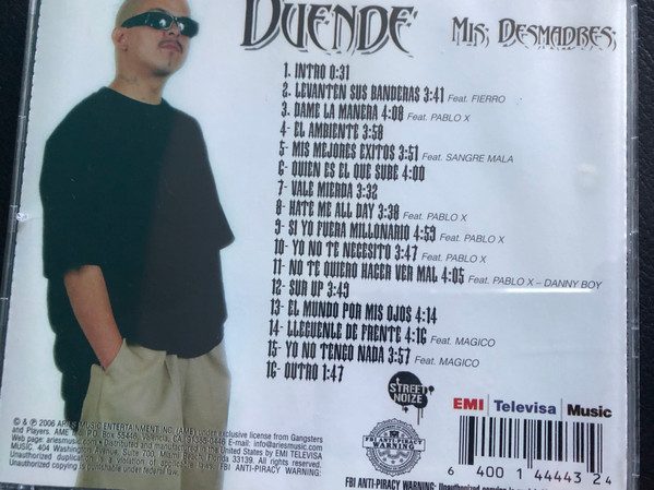 Duende – Mis Desmadres (2006, CD) - Discogs