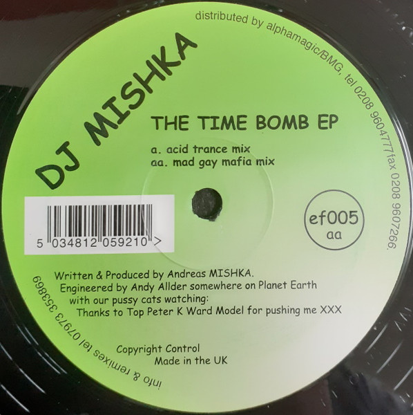 DJ Mishka – The Time Bomb E.P (2000, Vinyl) - Discogs