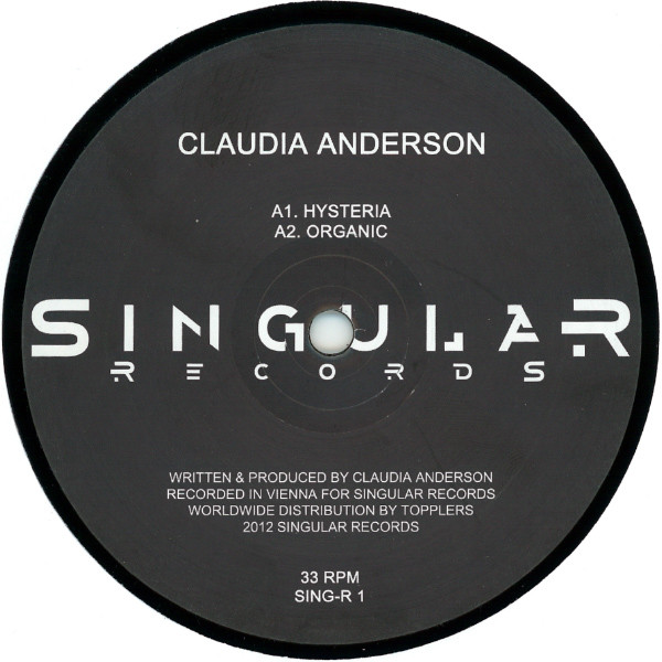 Claudia Anderson – Hysteria (2012, Vinyl) - Discogs