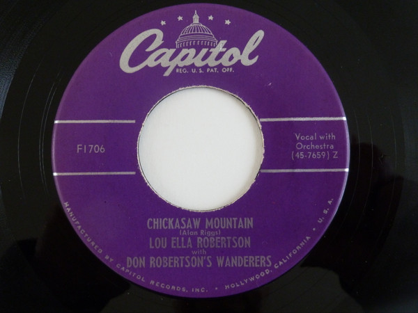 lataa albumi Lou Ella Robertson, Don Robertson's Wanderers - Chickasaw Mountain