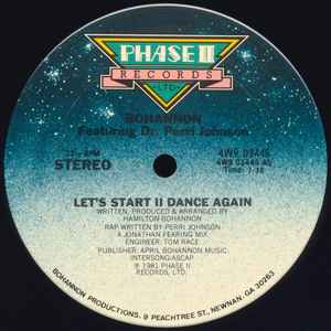 Hamilton Bohannon - Let's Start II Dance Again album cover