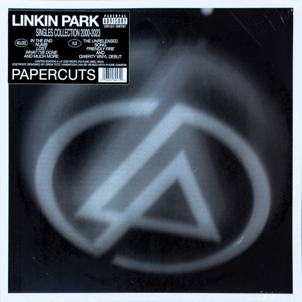 Linkin Park – Papercuts (2024, Sky Blue & Tangerine Splatter 
