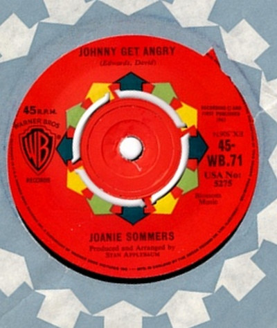 Joanie Sommers – Johnny Get Angry / Theme From A Summer Place