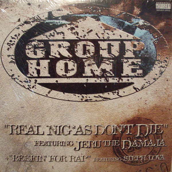 Group Home – Real Niggas Don't Die / Beefin' For Rap (2000, Vinyl