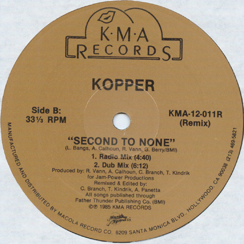 lataa albumi Kopper - Second To None Remix