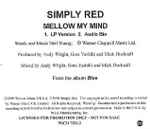 Cover of Mellow My Mind, 1998, CD