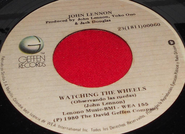 John Lennon – Watching The Wheels (1981, Vinyl) - Discogs