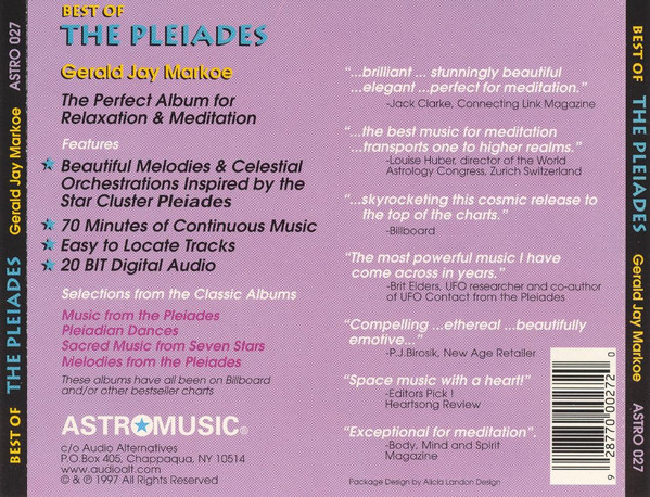 lataa albumi Gerald Jay Markoe - Best Of The Pleiades