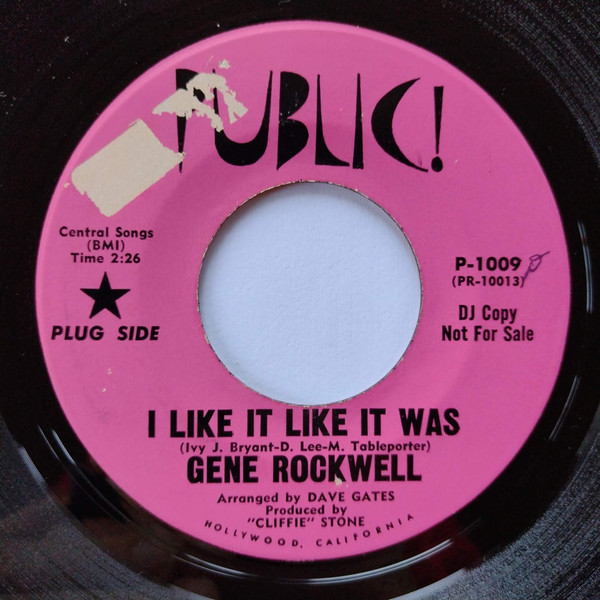 last ned album Gene Rockwell - I Like It Like It Was Love Wonderful Love