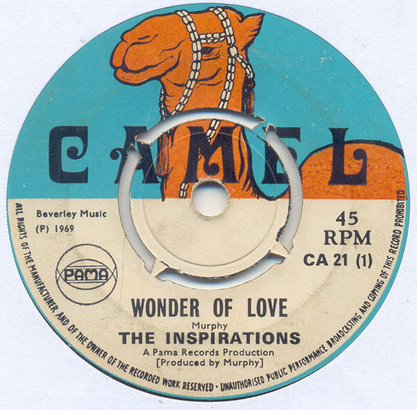 The Inspirations – Wonder Of Love / Cinderella (1969, Vinyl) - Discogs