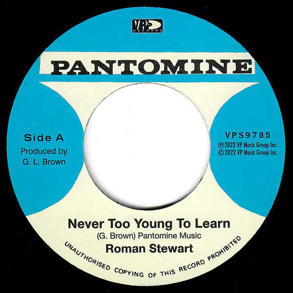 Roman Stewart – Never Too Young To Learn (2022, Vinyl) - Discogs