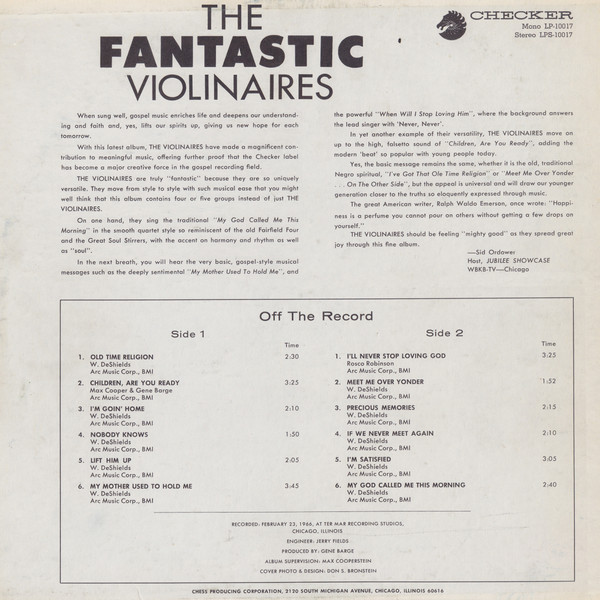 last ned album The Violinaires - The Fantastic Violinaires