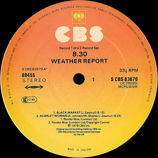 Album herunterladen Weather Report - 830