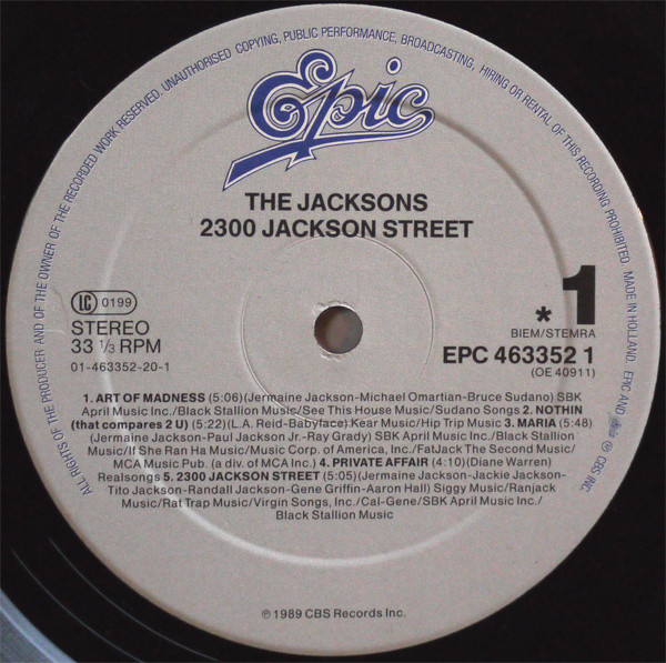 télécharger l'album The Jacksons - 2300 Jackson Street