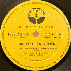 Los Pasteles Verdes - Recuerdos De Una Noche, Releases