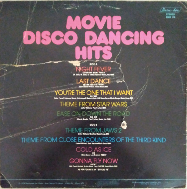 last ned album Download Studio '78 - Movie Disco Dancing Hits album