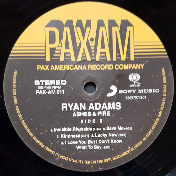 Ryan Adams Ashes Fire 2011 Vinyl Discogs