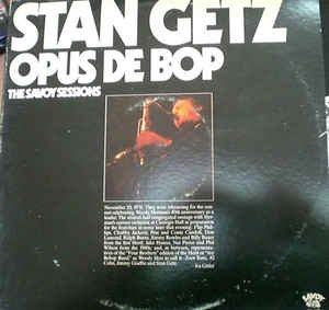 メール便不可】 探し出して来ました スタン・ゲッツのUSサボイ盤 Opus ...