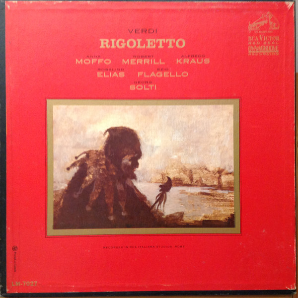 Giuseppe Verdi - Georg Solti, RCA Italiana Opera Orchestra, RCA Italiana  Opera Chorus – Rigoletto (1964, Box, Vinyl) - Discogs