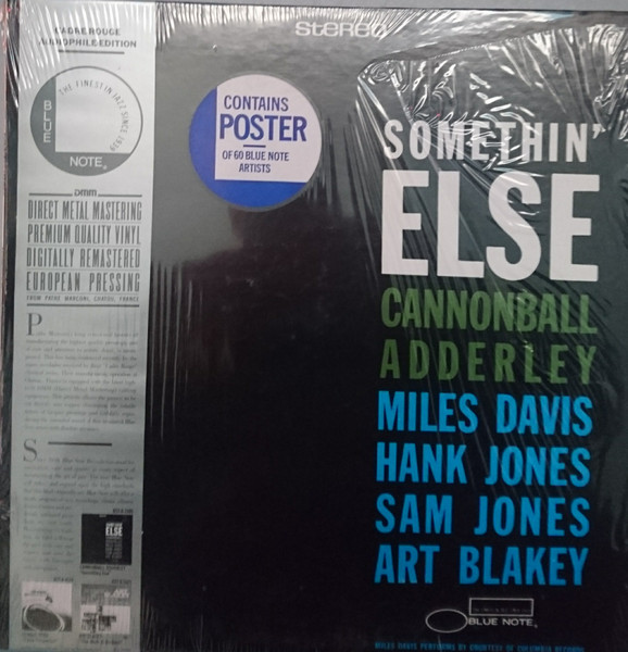 Cannonball Adderley – Somethin' Else (1984, DMM, Vinyl) - Discogs