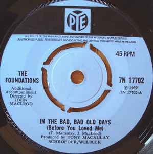 販売代理店 『In The Bad Bad Old Days』激レアカバー/UK原盤 - レコード