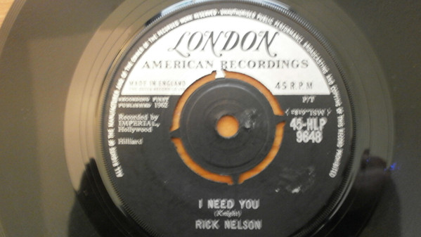 Album herunterladen Ricky Nelson - Its Up To You