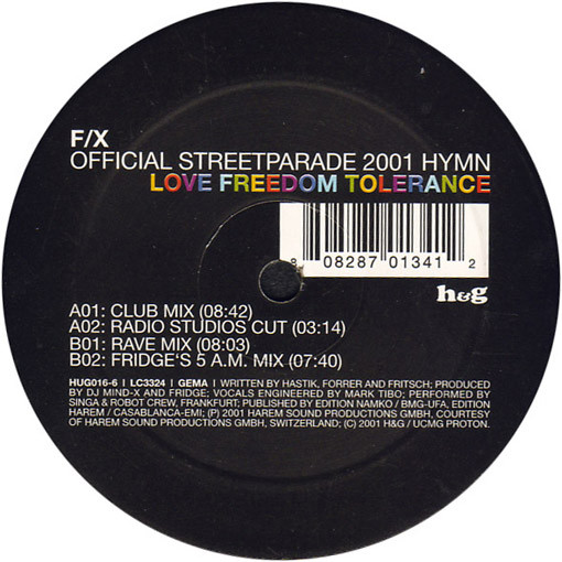 F/X – Love Freedom Tolerance (2001, Vinyl) - Discogs