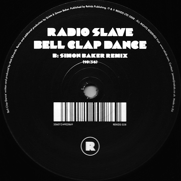 Radio Slave - Bell Clap Dance (Remixes) | REKIDS (REKIDS 028) - 4