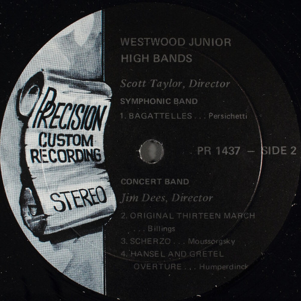 télécharger l'album Various - Westwood Junior High Bands 1975 76 Richardson Texas