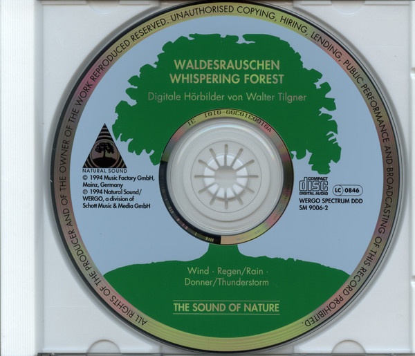 descargar álbum Walter Tilgner - Waldesrauschen Whispering Forest
