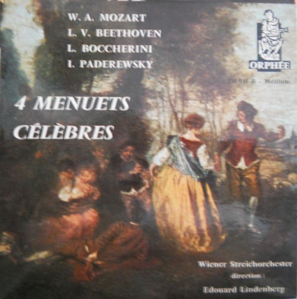 baixar álbum Wiener Streichorchester, Edouard Lindenberg - 4 Menuets Célèbres