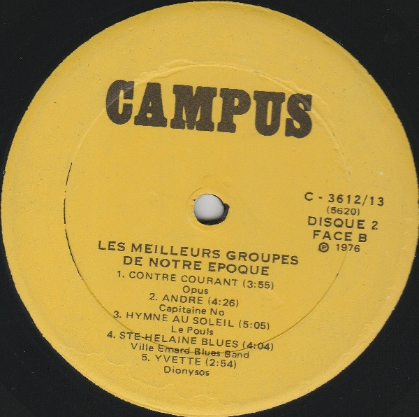 last ned album Various - Les Meilleurs Groupes De Notre Époque