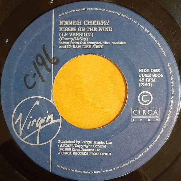 Neneh Cherry - Kisses On The Wind | Releases | Discogs