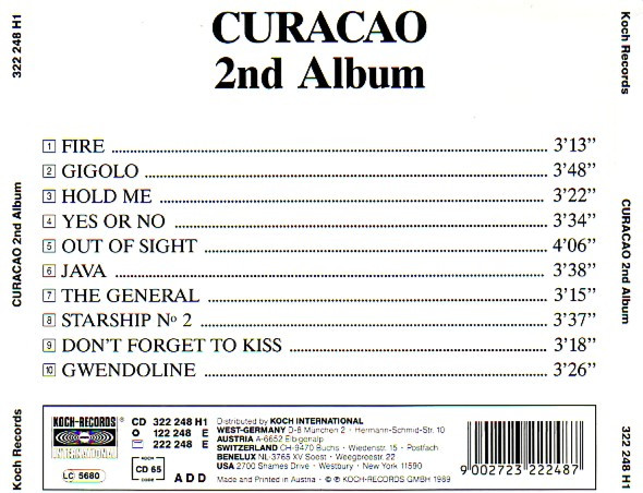 descargar álbum Curacao - 2nd Album