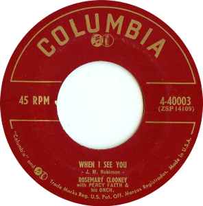 Rosemary Clooney - When I See You album cover