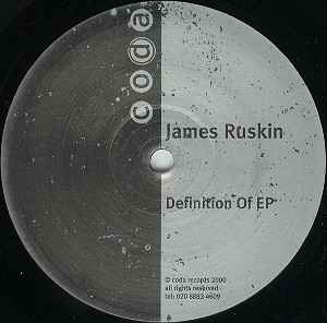 James Ruskin - Definition Of EP album cover