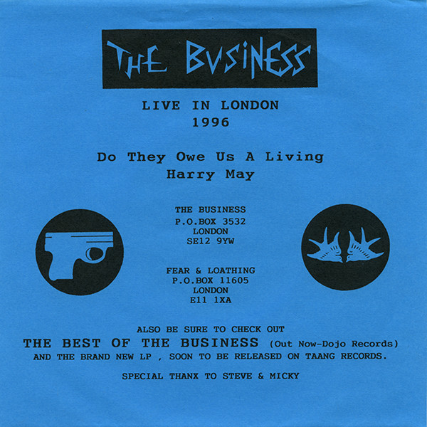 ladda ner album The Business - Do They Owe Us A Living Harry May