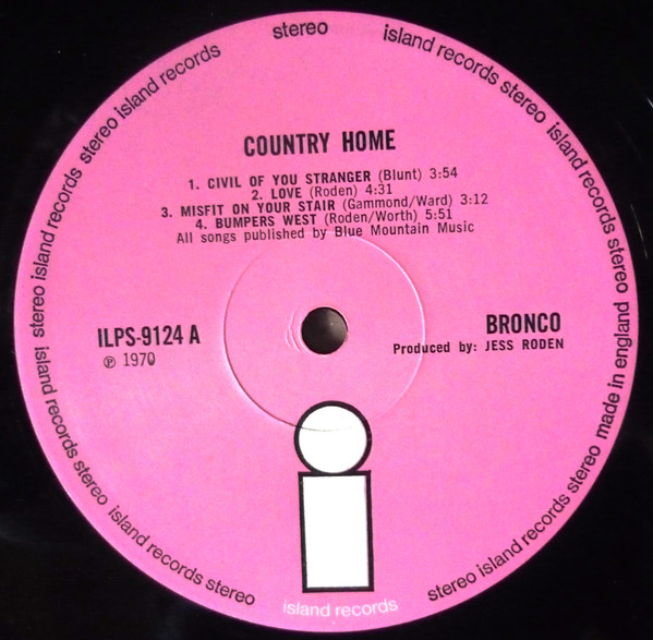 Bronco – Country Home (1970, Vinyl) - Discogs