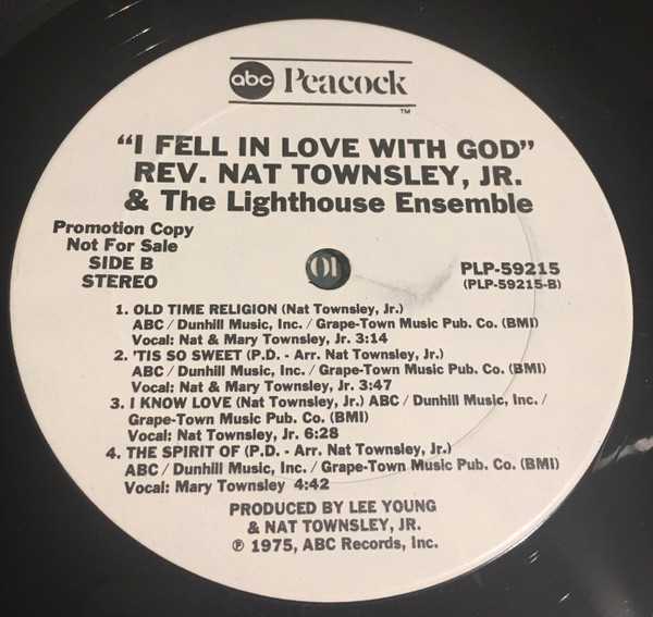 télécharger l'album Reverend Nat Townsley, Jr & The Lighthouse Ensemble - I Fell In Love With God