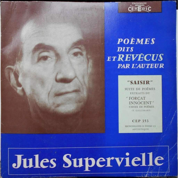 baixar álbum Jules Supervielle - N1 Saisir Choix De Poèmes Extraits Du Forçat Innocent