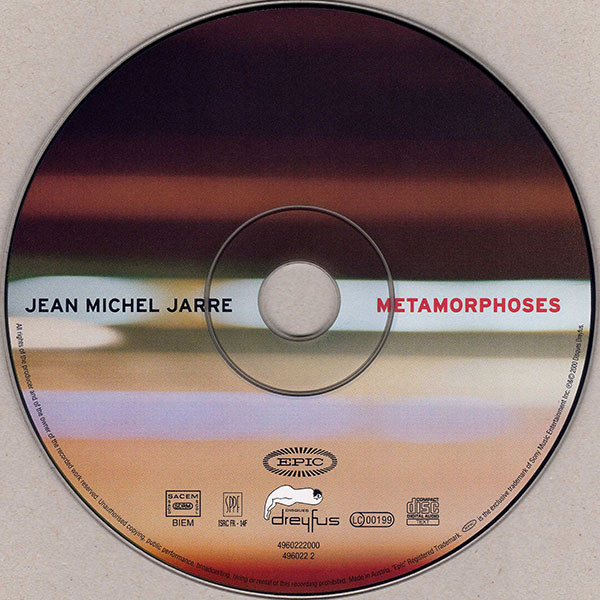 Jean Michel Jarre - Metamorphoses | Epic (EPC 496022 2) - 3