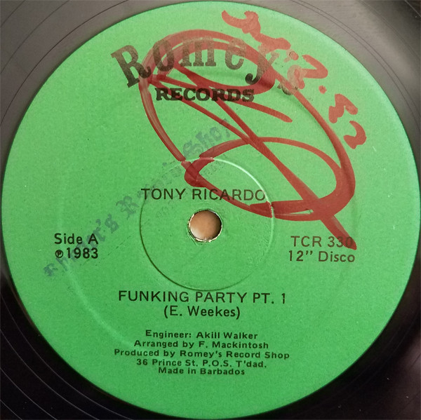 baixar álbum Tony Ricardo - Funking Party Pt 1 Funking Party Pt 2