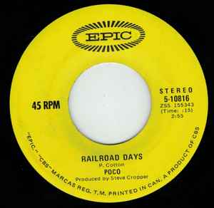 Poco – Railroad Days (1972, Vinyl) - Discogs