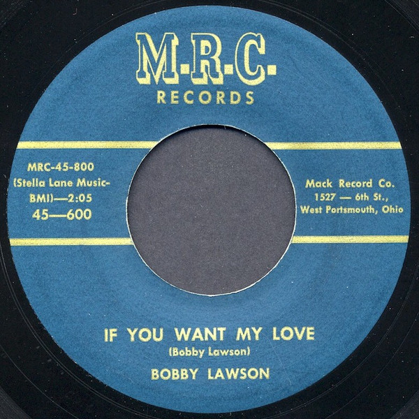 télécharger l'album Bobby Lawson - If You Want My Love