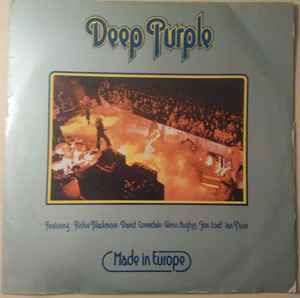 Deep Purple - Made In Europe album cover