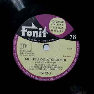 Domenico Modugno - Nel Blu, Dipinto Di Blu / Strada 'Nfosa  album cover