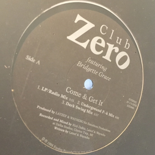 télécharger l'album Club Zero - Come Get It
