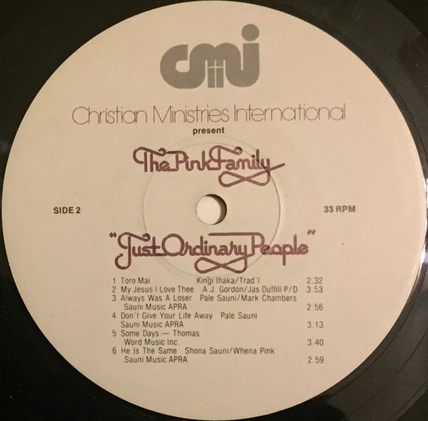 last ned album The Pink Family - Just Ordinary People