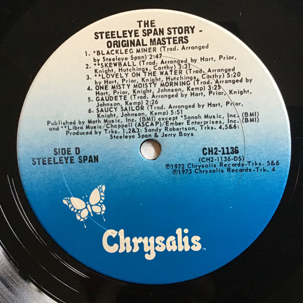 Steeleye Span - The Steeleye Span Story Original Masters | Chrysalis (CH2 1136) - 8